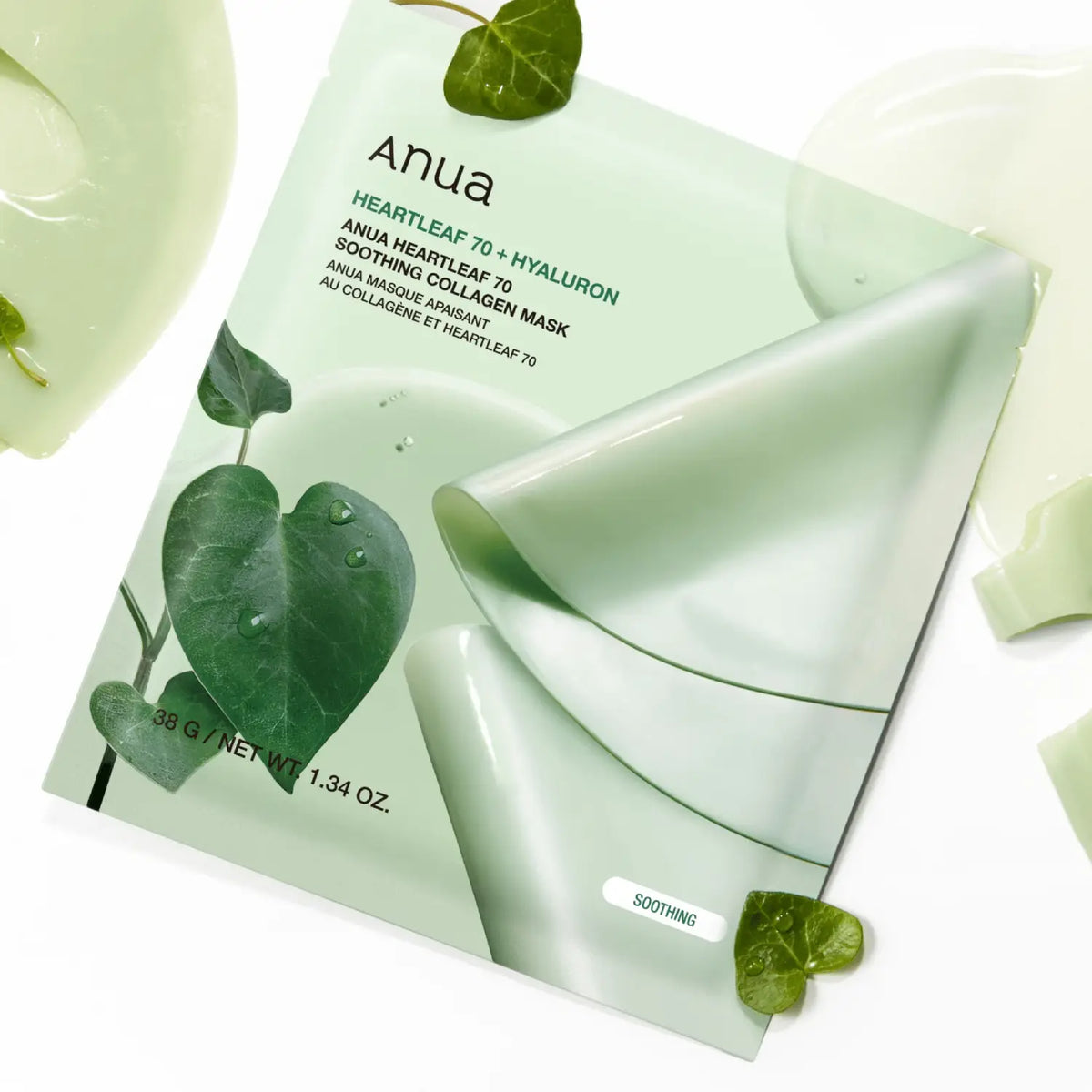 Anua Heartleaf 70 Soothing Collagen Mask (Set of 4)