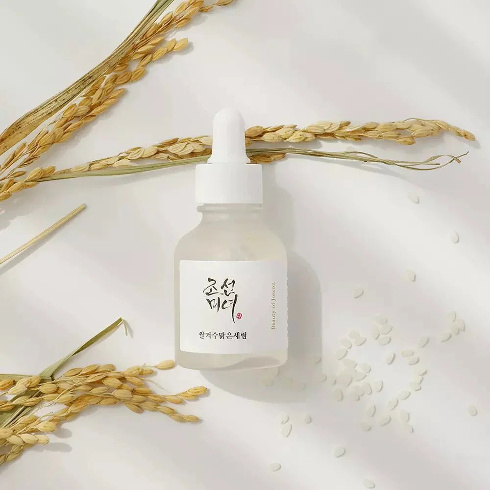 Beauty Of Joseon Glow Deep Serum Rice + Alpha Arbutin brightening dark spots hyperpigmentation uneven skin tone dry flaky skin Korean skin care K Beauty World