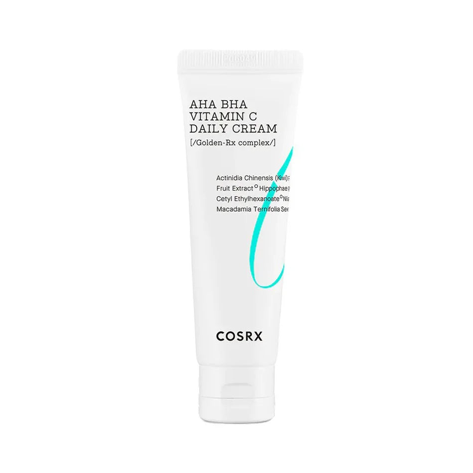 Cosrx Refresh AHA BHA VITAMIN C Daily Cream anti-aging wrinkles fine lines dark spots discoloration dull skin rough texture K Beauty World