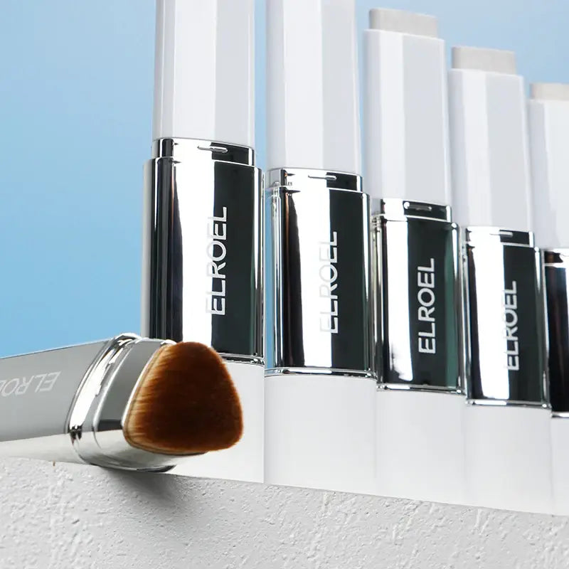 ELROEL Blanc Cover Cream Stick Medium White foundation but changed to my skin tone natural makeup full coverage Korean cosmetics K Beauty World