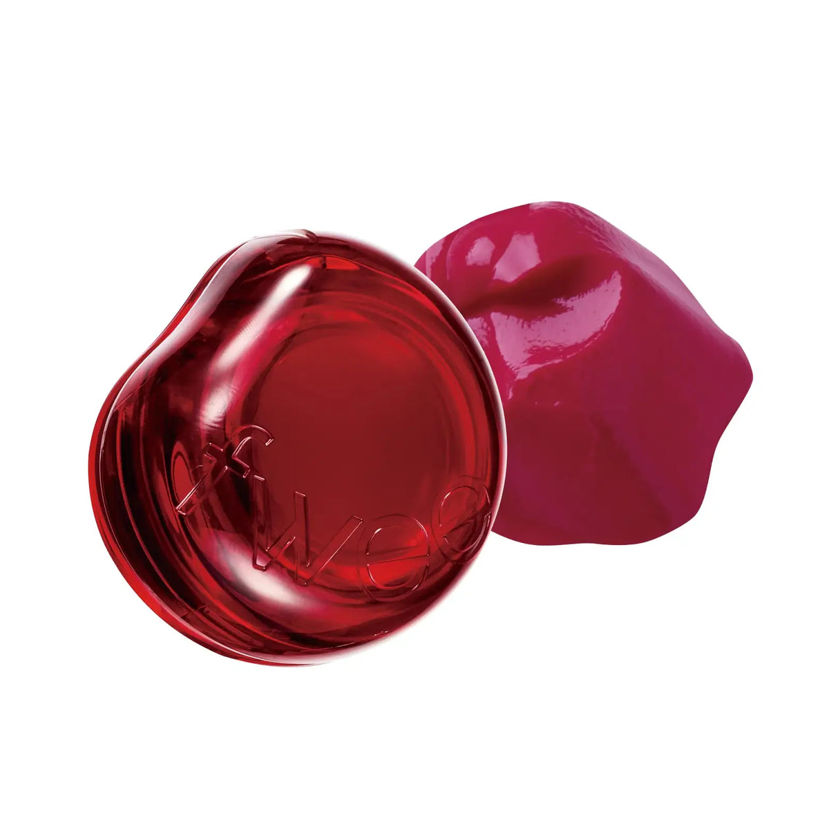 Fwee-Lip-Cheek-Glowy-Jelly-Pot-JR02-Sour-Gummy best soft red lip tint blusher Korean makeup K Beauty World