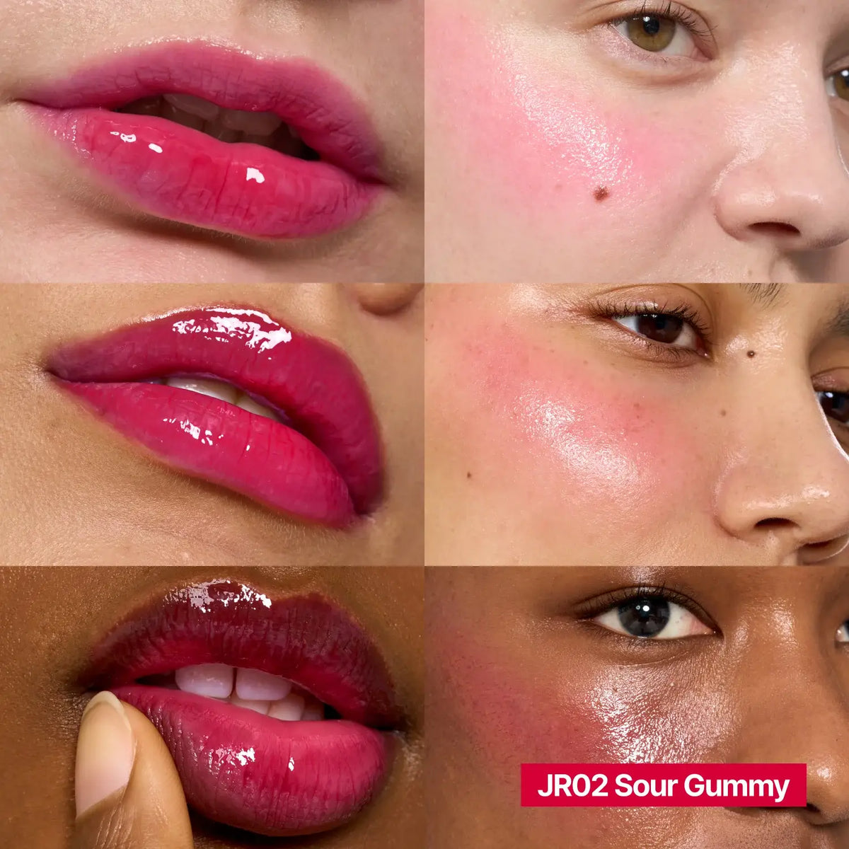 Fwee-Lip-Cheek-Glowy-Jelly-Pot-JR02-Sour-Gummy glowy finish red pink lip tint Korean cosmetics makeup K Beauty
World