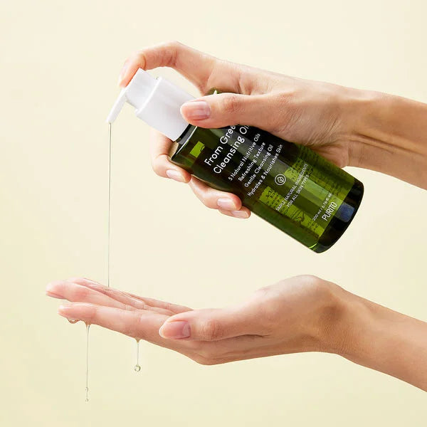 Purito From Green Cleansing Oil for removing heave eye lip makeup sunscreen sleeping masks nourishing jojoba grapeseed oil for combination, sensitive dry skin care fragrance-free vegan K Beauty World