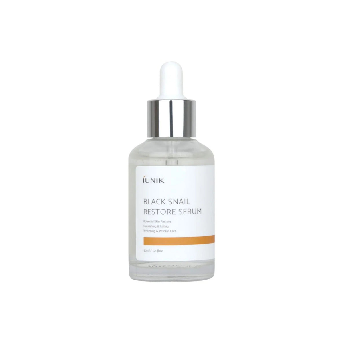 iUNIK Black Snail Restore Serum anti-aging fine lines wrinkles brightening hyperpigmentation blemishes acne K Beauty World