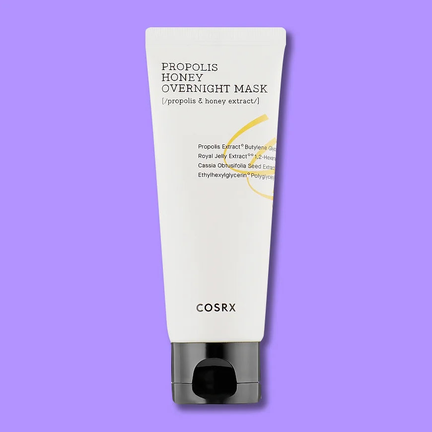 Cosrx Full Fit Propolis Honey Overnight Mask facial skincare for dry mature aging skin Korean cosmetics skin glow Asian girl women men K Beauty World