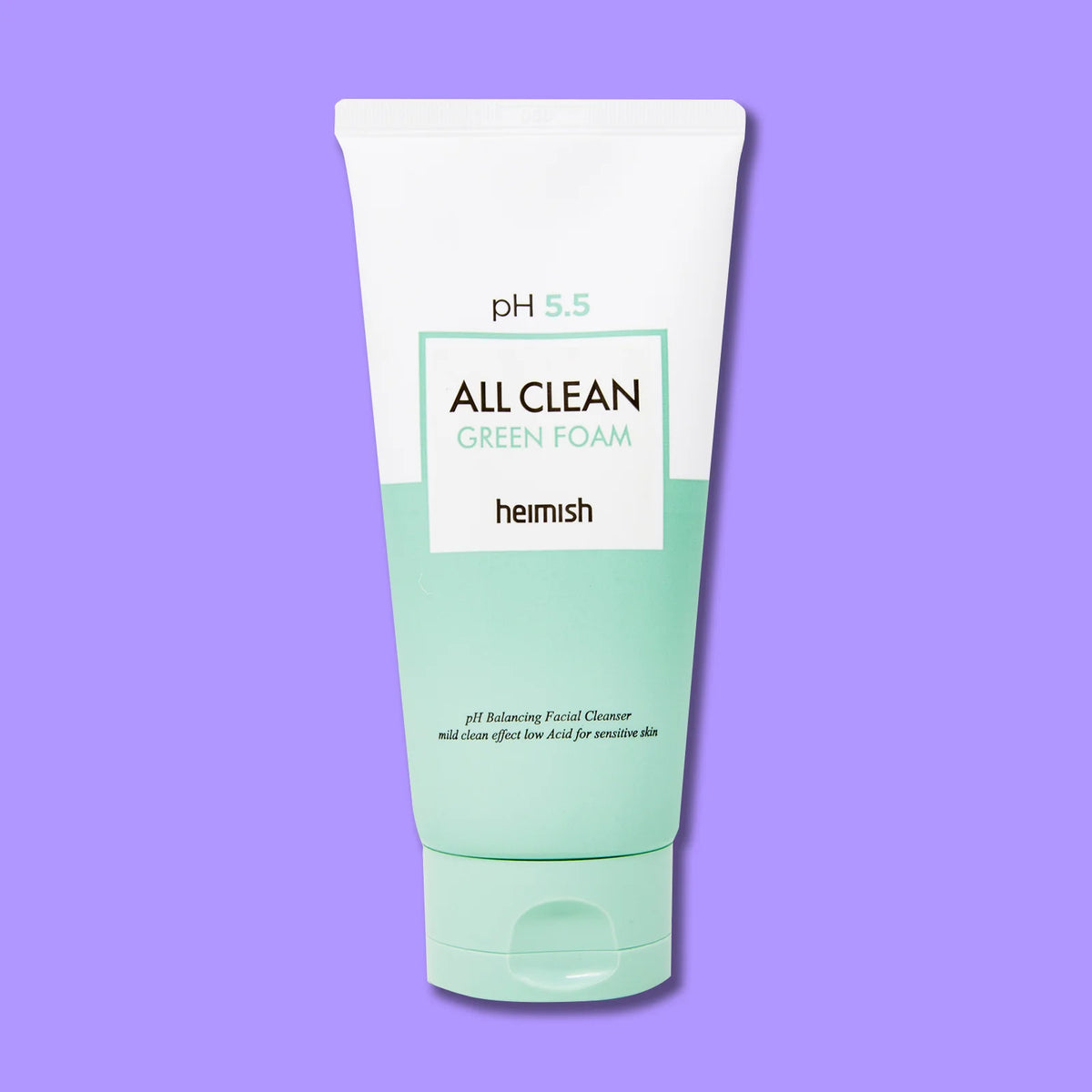 Heimish All Clean Green Foam Korean double cleansing facial cleanser gentle sensitive face care balancing cosmetics K Beauty World