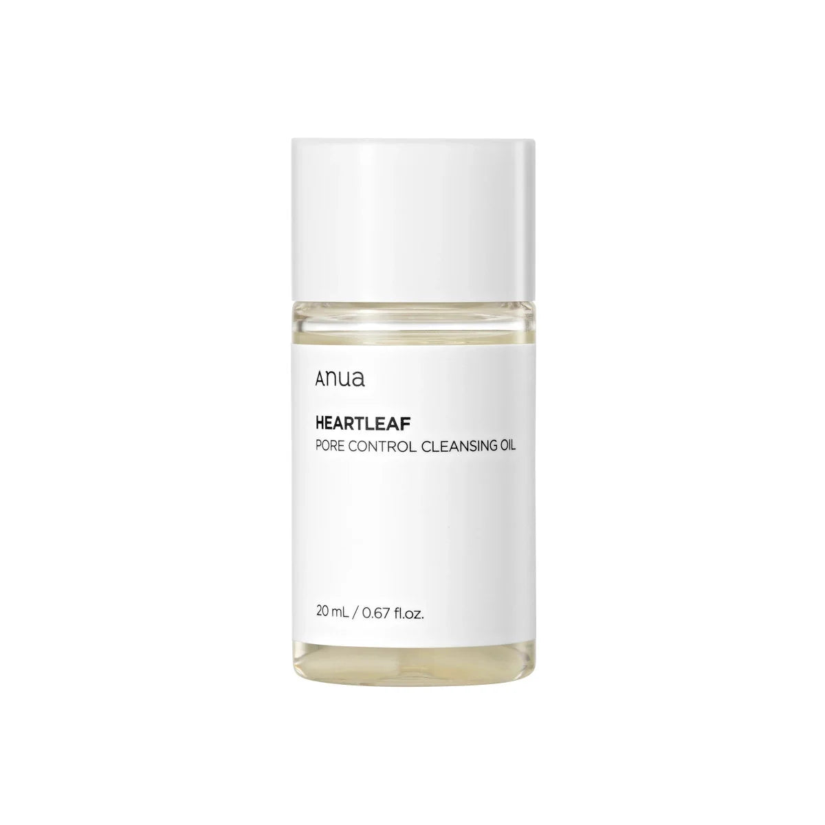 Anua Heartleaf Pore Control Cleansing Oil (Miniature) best Korean vegan  waterproof makeup remover lips eye oily combination skin K Beauty World