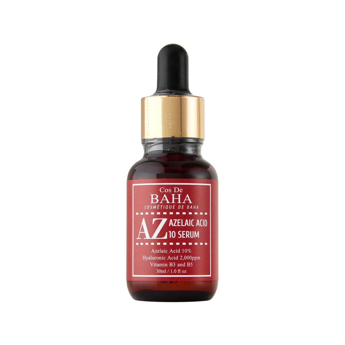 Cos De Baha AZ Azelaic Acid 10 Serum brightening dark spots pigmentation K Beauty World