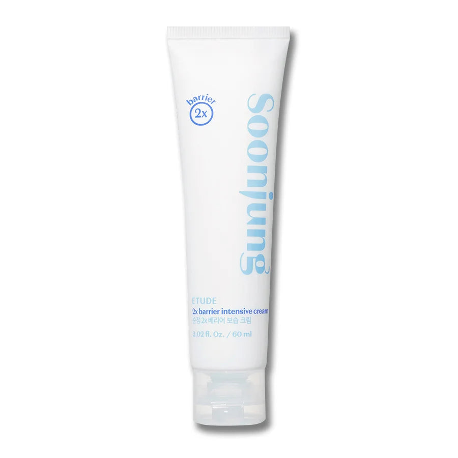 Etude House Soon Jung 2x Barrier Intensive Cream for face dry sensitive skin repair eczema rosacea  best face cleanser for low irritant hypoallergenic non-comedogenic product  K Beauty World
