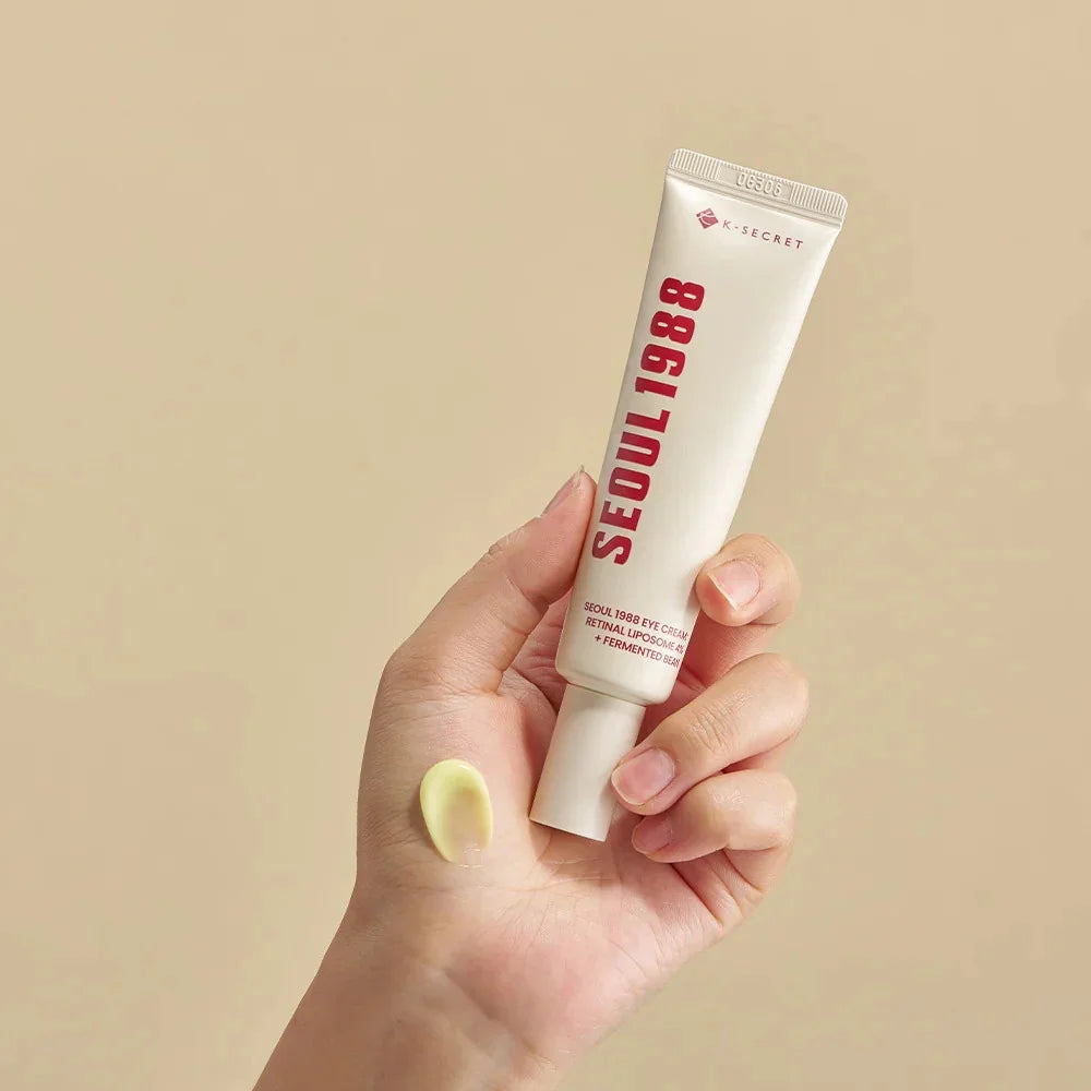 K-Secret SEOUL 1988 Eye Cream : Retinal Liposome 4% + Fermented Bean mature dry sensitive skin dark circles eye bags K Beauty World