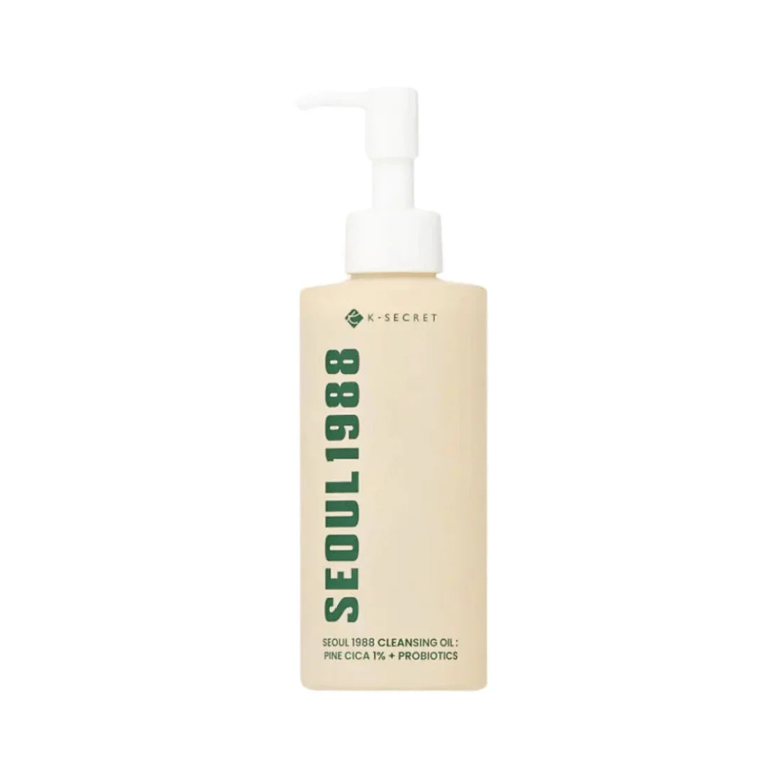 K-Secret Seoul 1988 Cleansing Oil: Pine Cica 1% + Probiotics makeup remover Korean cosmetics K Beauty World