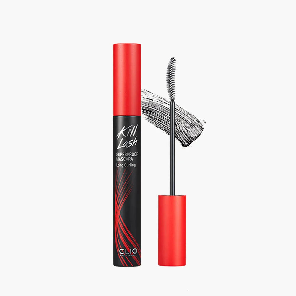 Clio Kill Lash Superproof Mascara 01 Long Curling Korean makeup eye cosmetics K Beauty World