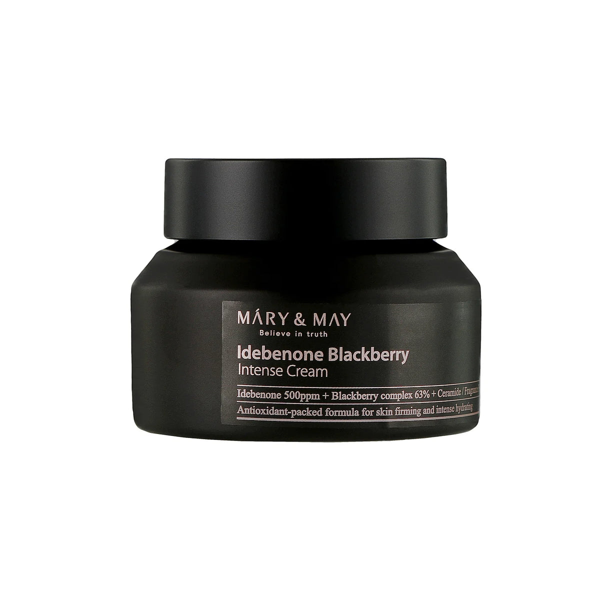 Mary & May Idebenone Blackberry Intense Cream anti-aging Korean moisturizer fine lines wrinkles K Beauty World 