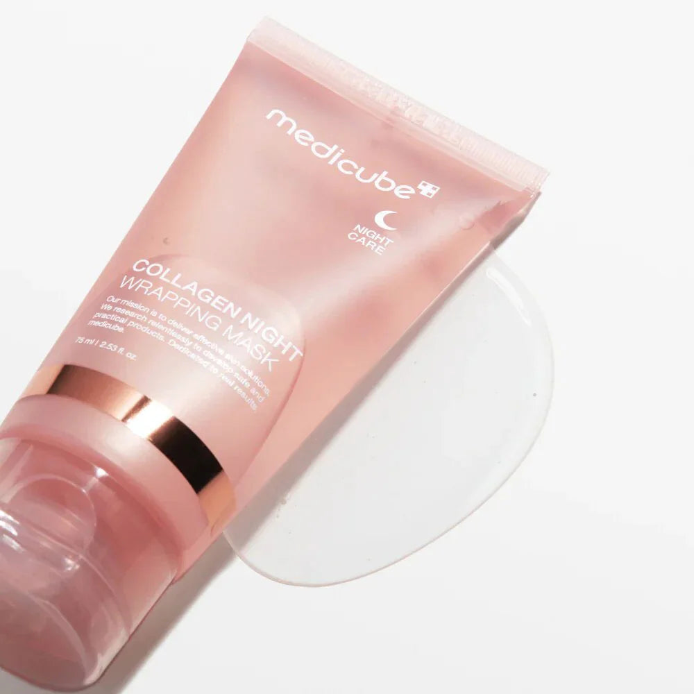 Medicube Collagen Night Wrapping Mask overnight facial mask for soft radiant skin Tiktok viral beauty products K Beauty World