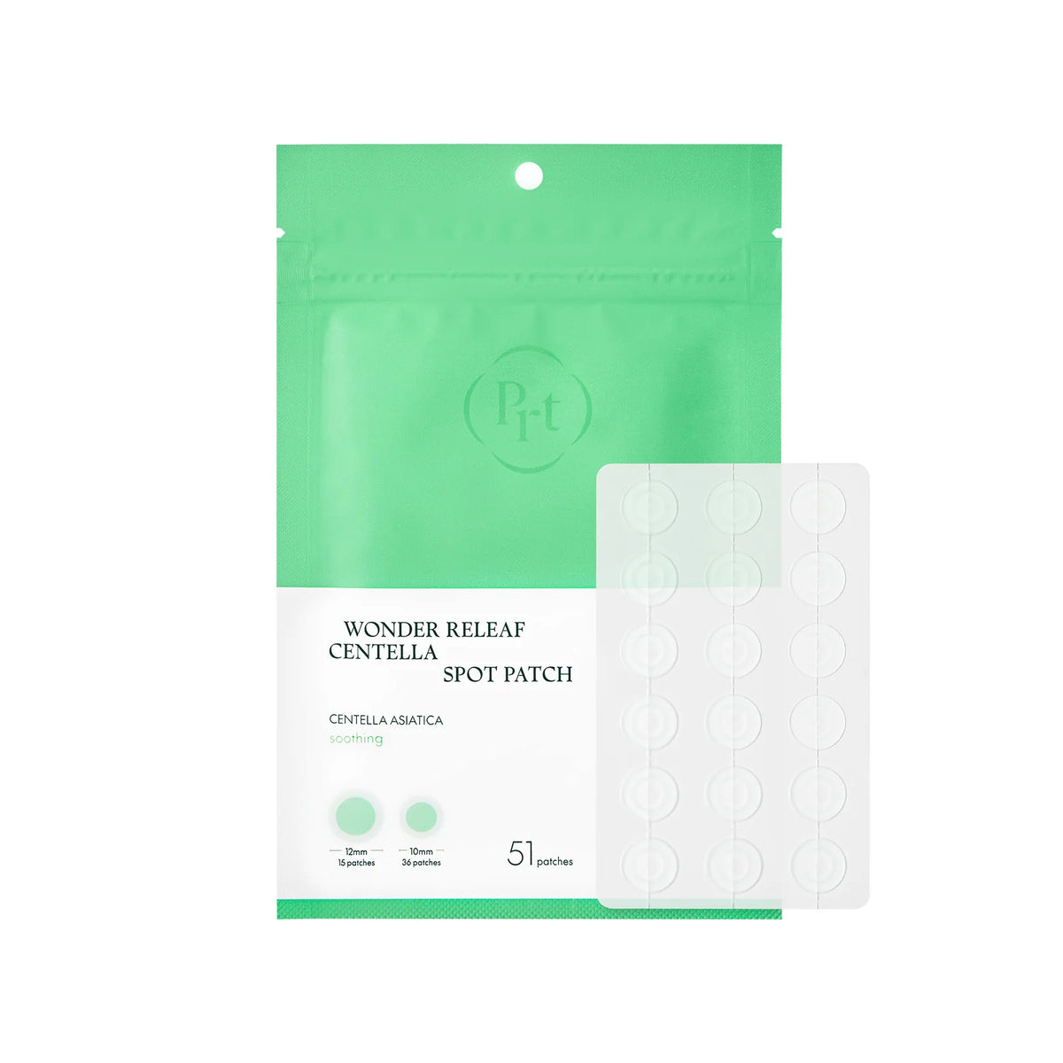 Purito Seoul Wonder Releaf Centella Spot Patch Korean skin care anti-acne pimple sticker fast healing K Beauty World