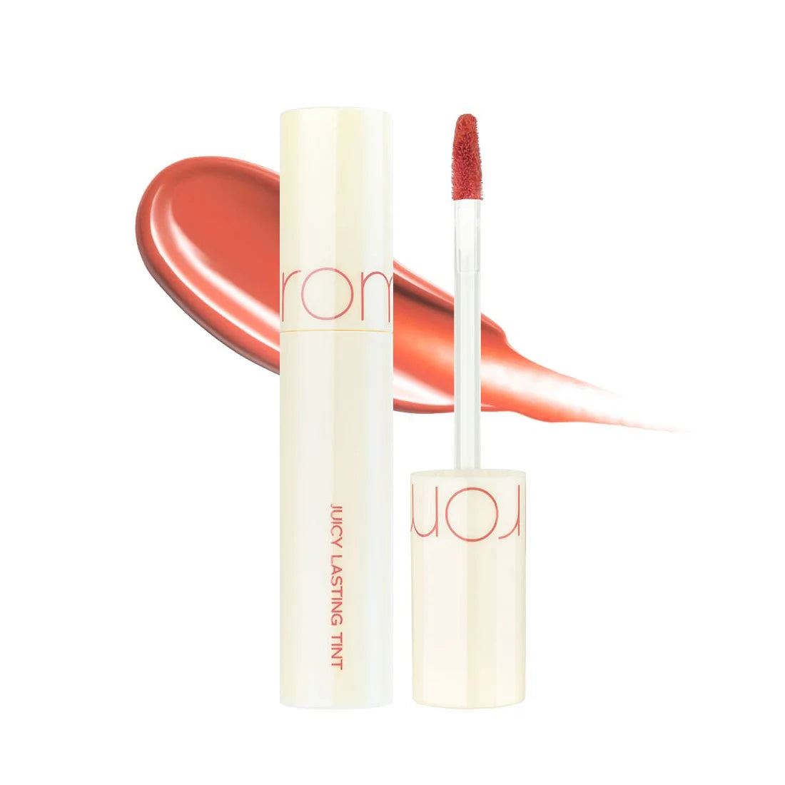 Romand Juicy Lasting Tint 29 Papaya Jam Korean lip makeup for glossy finish Kpop idol look cosmetics from Korea K Beauty World