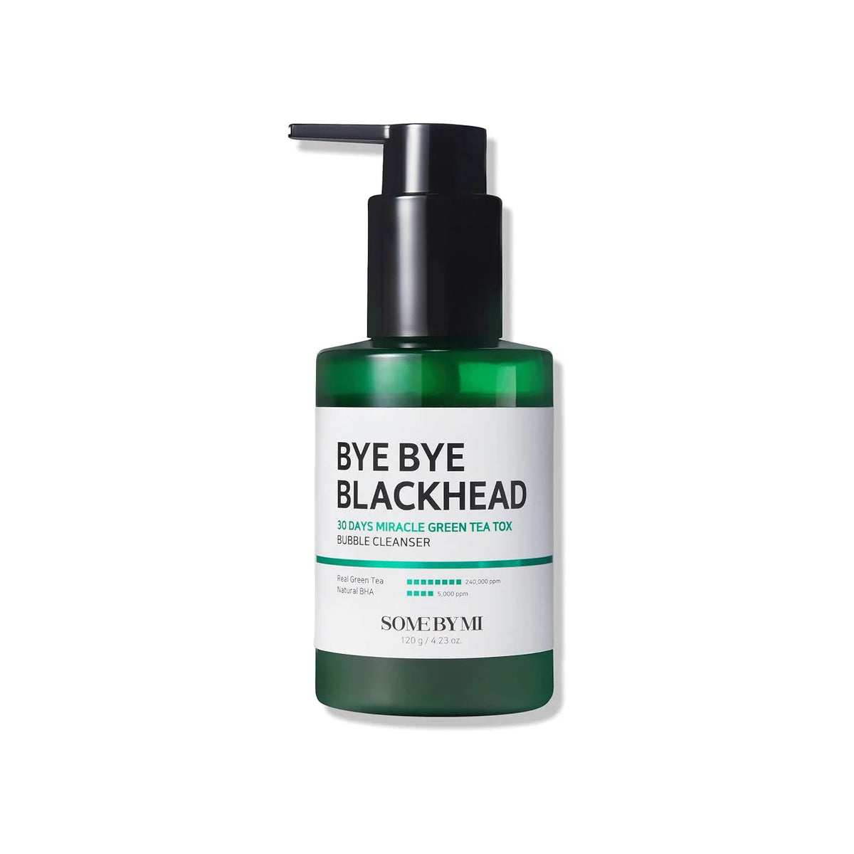 Some By Mi Bye Bye Blackhead 30 Days Miracle Green Tea Tox Bubble Cleanser