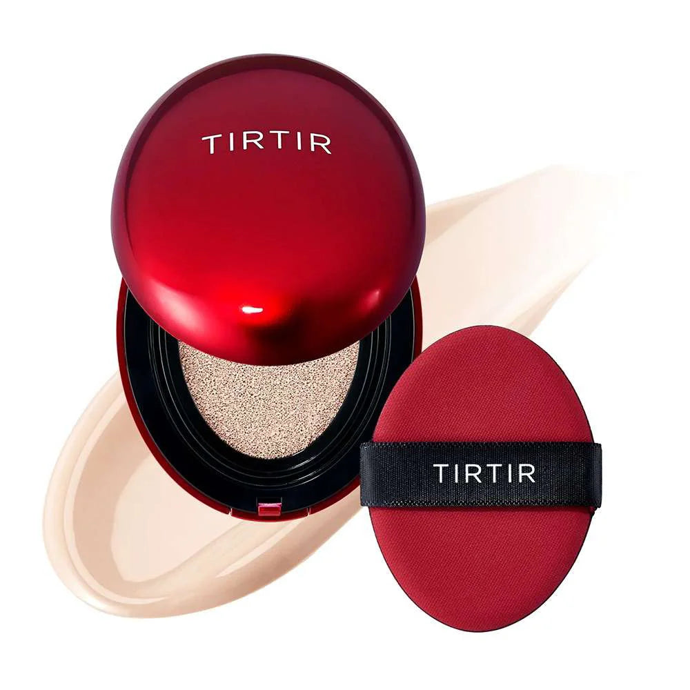 TIRTIR Mask Fit Red Cushion 15C Fair Porcelain light white cool skin tone Korean makeup foundation cosmetics popular in Japan K Beauty World