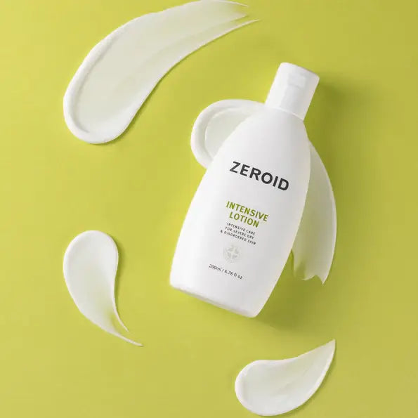Zeroid Intensive Lotion Korean skin care barrier repair dry rough patches moisturizer for face and body K Beauty World