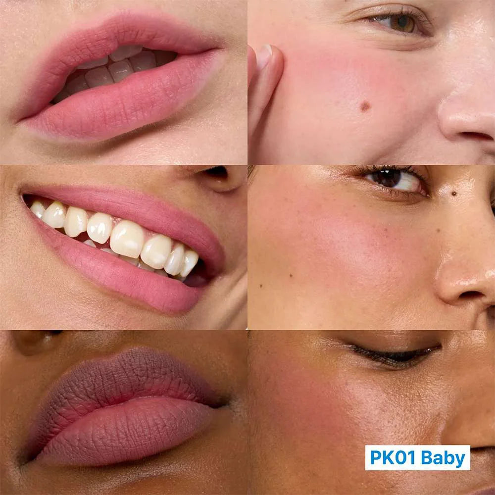Fwee Lip & Cheek Blurry Pudding Pot PK01 Baby makeup K Beauty World 