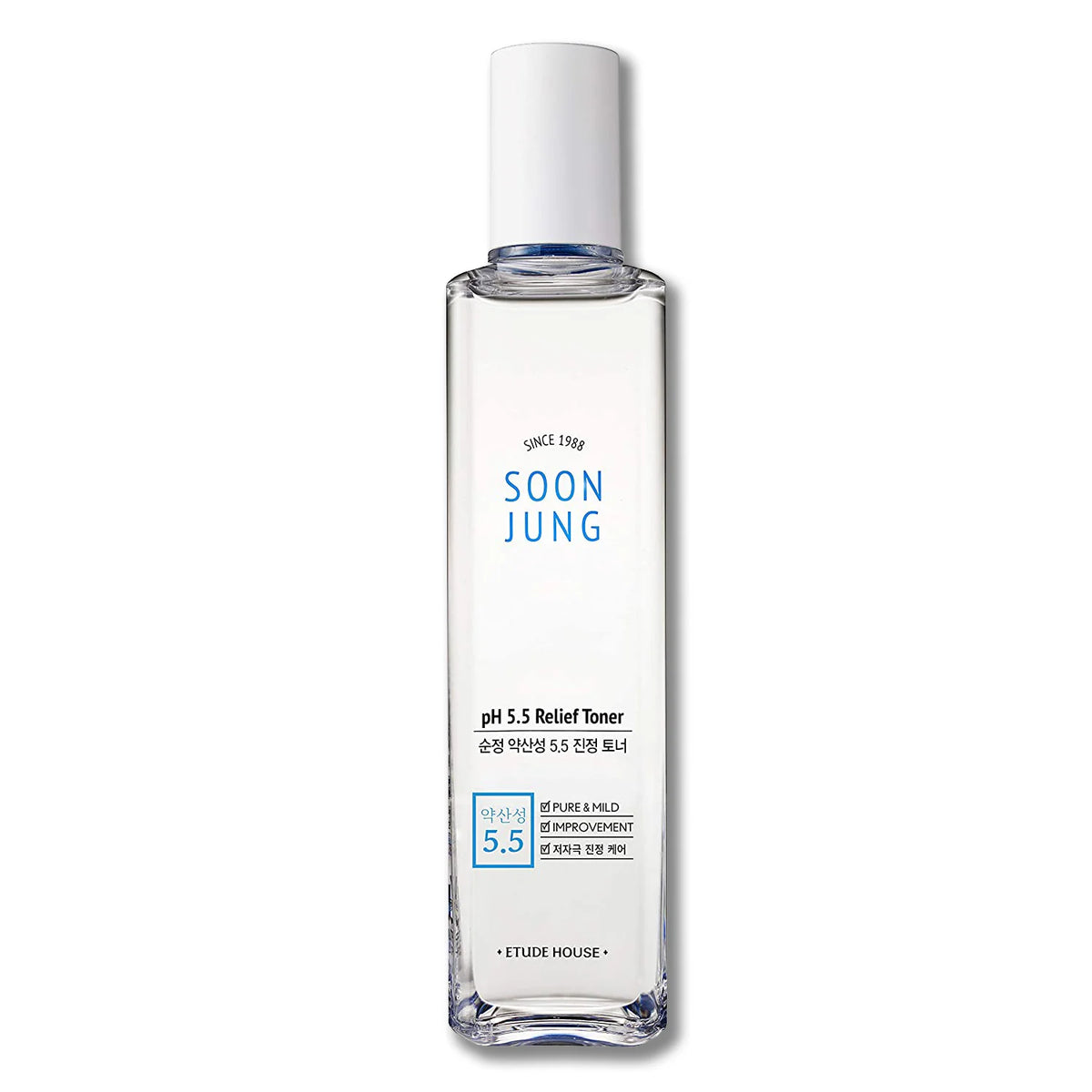 Etude House Soon Jung PH 5.5 Relief Toner for sensitive dry skin best natural Korean cosmetics skincare  k beauty world
